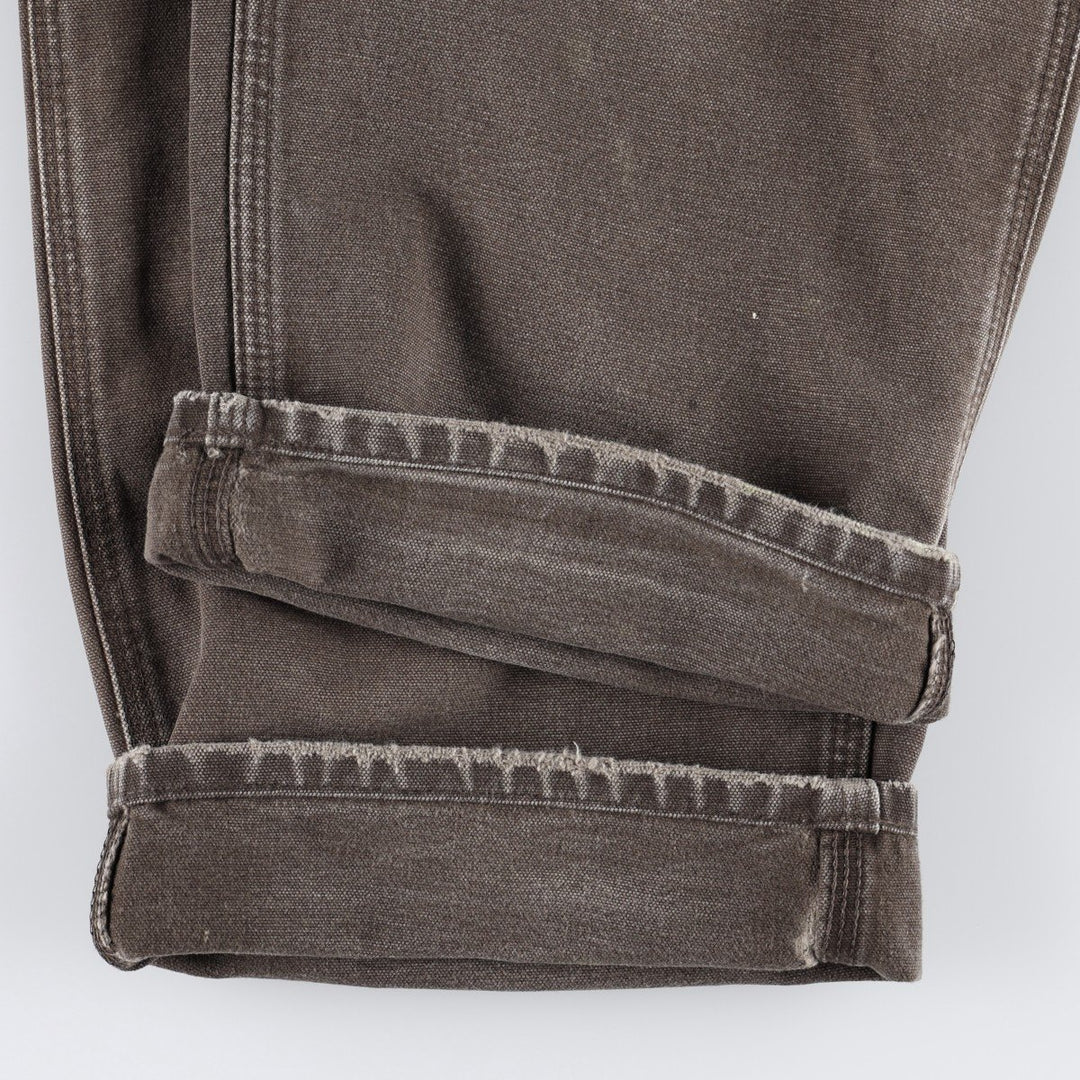 Carhartt Duck Painter Pants, Men's, W34 equivalent cotton brown type Vintage Second Hand