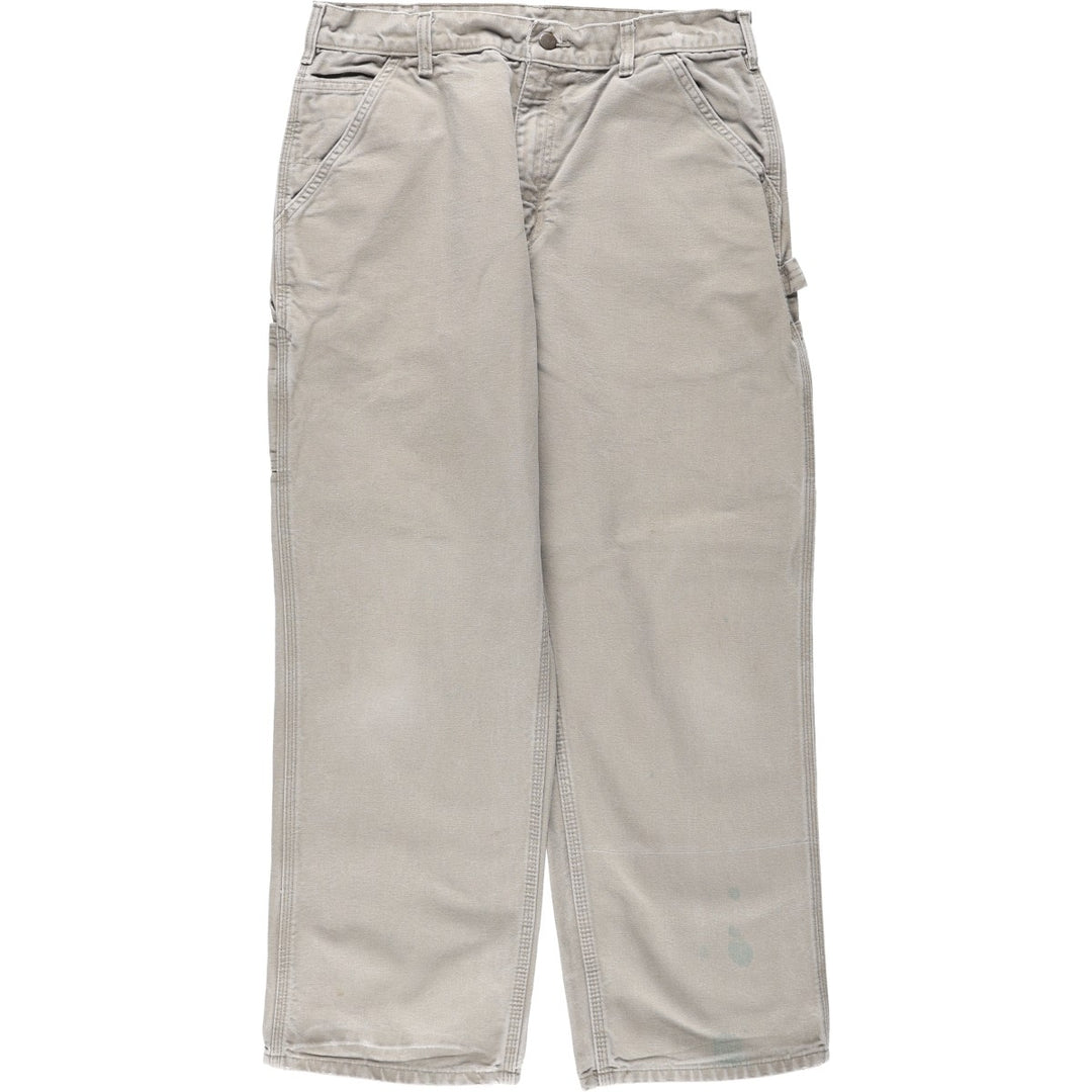 Carhartt Dungaree Fit Duck Painter Pants, Men's, Size W33 unclear beige type brown Vintage Second Hand