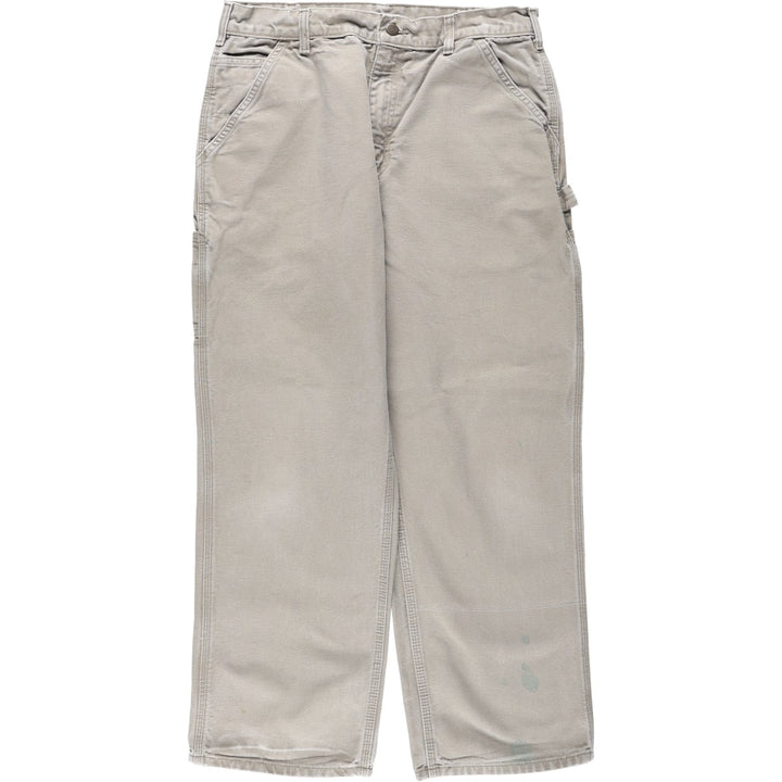Carhartt Dungaree Fit Duck Painter Pants, Men's, Size W33 unclear beige type brown Vintage Second Hand