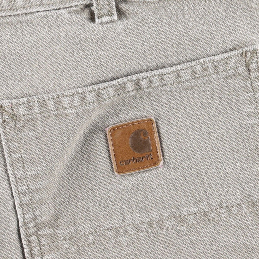 Carhartt Dungaree Fit Duck Painter Pants, Men's, Size W33 unclear beige type brown Vintage Second Hand