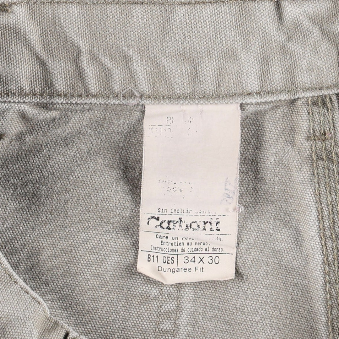 Carhartt Dungaree Fit Duck Painter Pants, Men's, Size W33 unclear beige type brown Vintage Second Hand