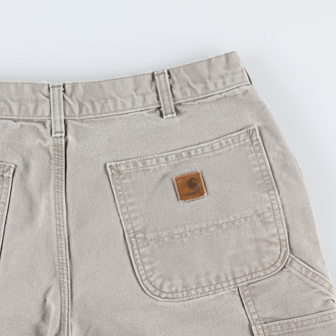 Carhartt Dungaree Fit Duck Painter Pants, Men's, Size W33 unclear beige type brown Vintage Second Hand