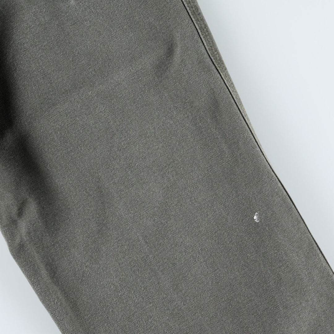 Carhartt Dungaree Fit Duck Painter Pants, Men's, W35 equivalent cotton Khaki type sage green Vintage Second Hand