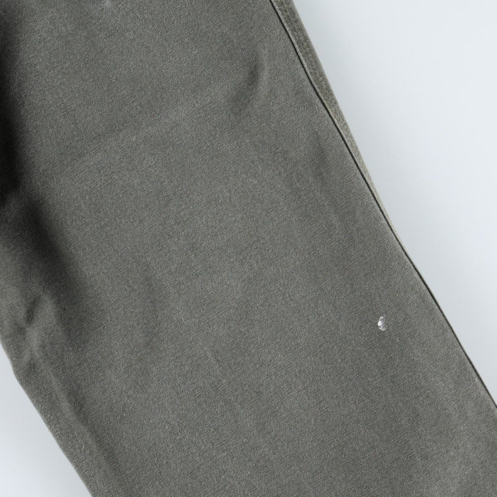 Carhartt Dungaree Fit Duck Painter Pants, Men's, W35 equivalent cotton Khaki type sage green Vintage Second Hand