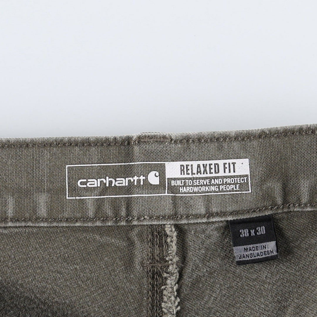 Carhartt Relaxed Fit Duck Painter Pants, Men's, Size 37 cotton Khaki type Vintage Second Hand