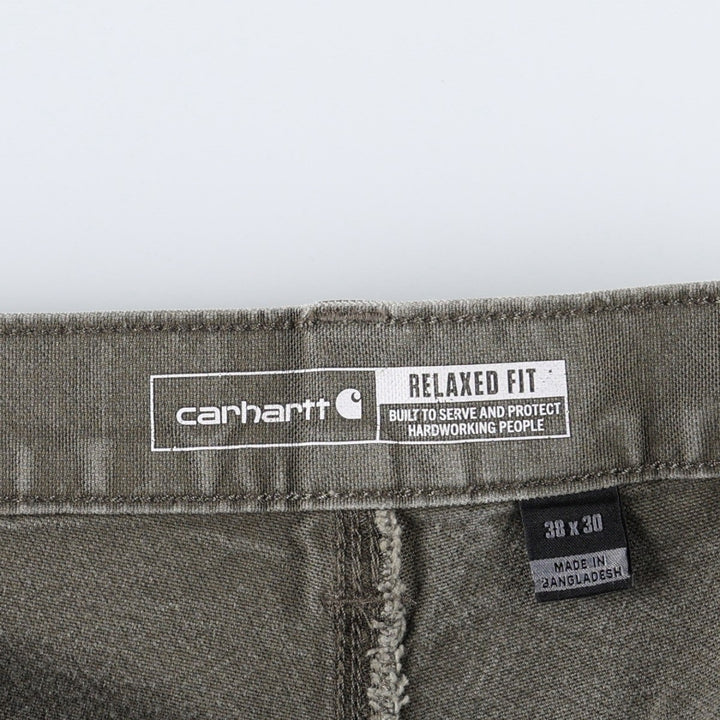 Carhartt Relaxed Fit Duck Painter Pants, Men's, Size 37 cotton Khaki type Vintage Second Hand