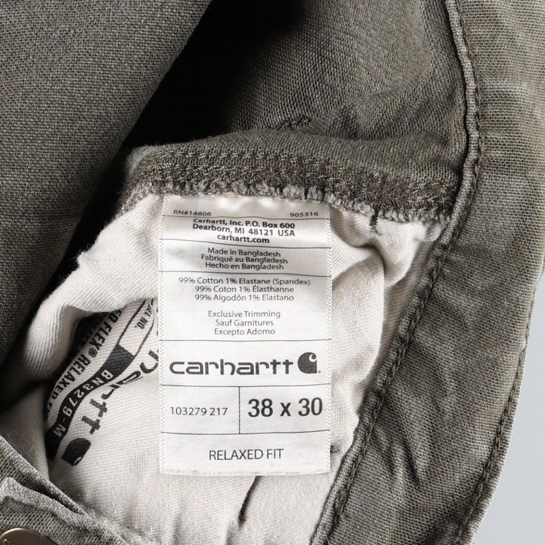 Carhartt Relaxed Fit Duck Painter Pants, Men's, Size 37 cotton Khaki type Vintage Second Hand