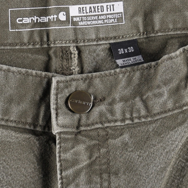 Carhartt Relaxed Fit Duck Painter Pants, Men's, Size 37 cotton Khaki type Vintage Second Hand