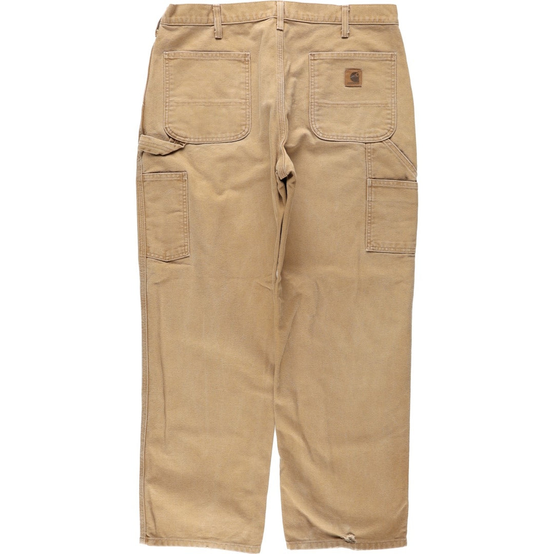 Carhartt Original Dungaree Fit Duck Painter Pants, Men's, W36 equivalent cotton Beige type Vintage Second Hand