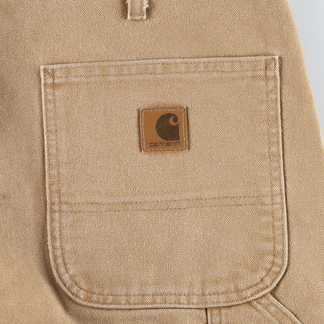 Carhartt Original Dungaree Fit Duck Painter Pants, Men's, W36 equivalent cotton Beige type Vintage Second Hand