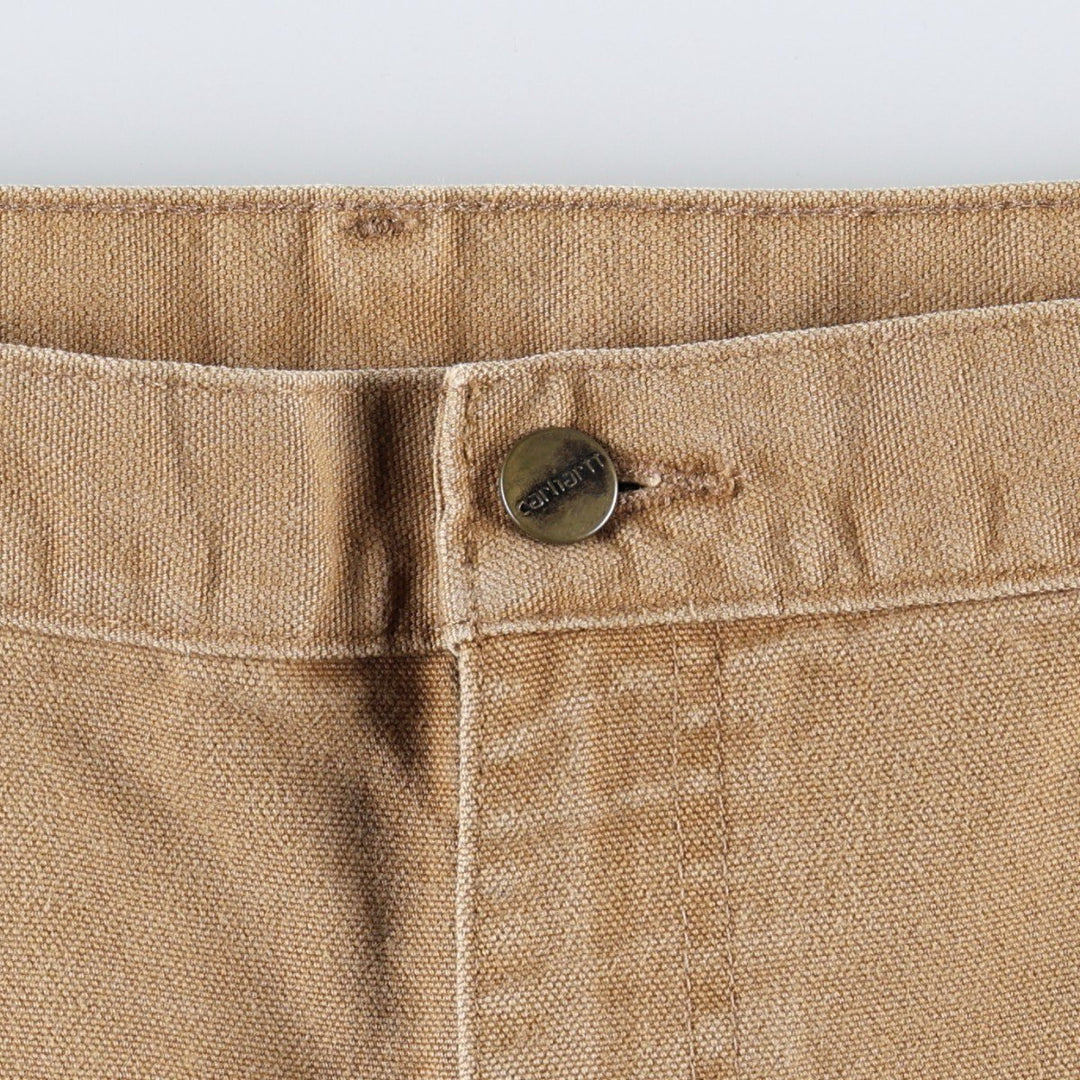 Carhartt Original Dungaree Fit Duck Painter Pants, Men's, W36 equivalent cotton Beige type Vintage Second Hand