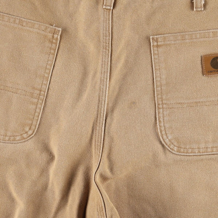 Carhartt Original Dungaree Fit Duck Painter Pants, Men's, W36 equivalent cotton Beige type Vintage Second Hand