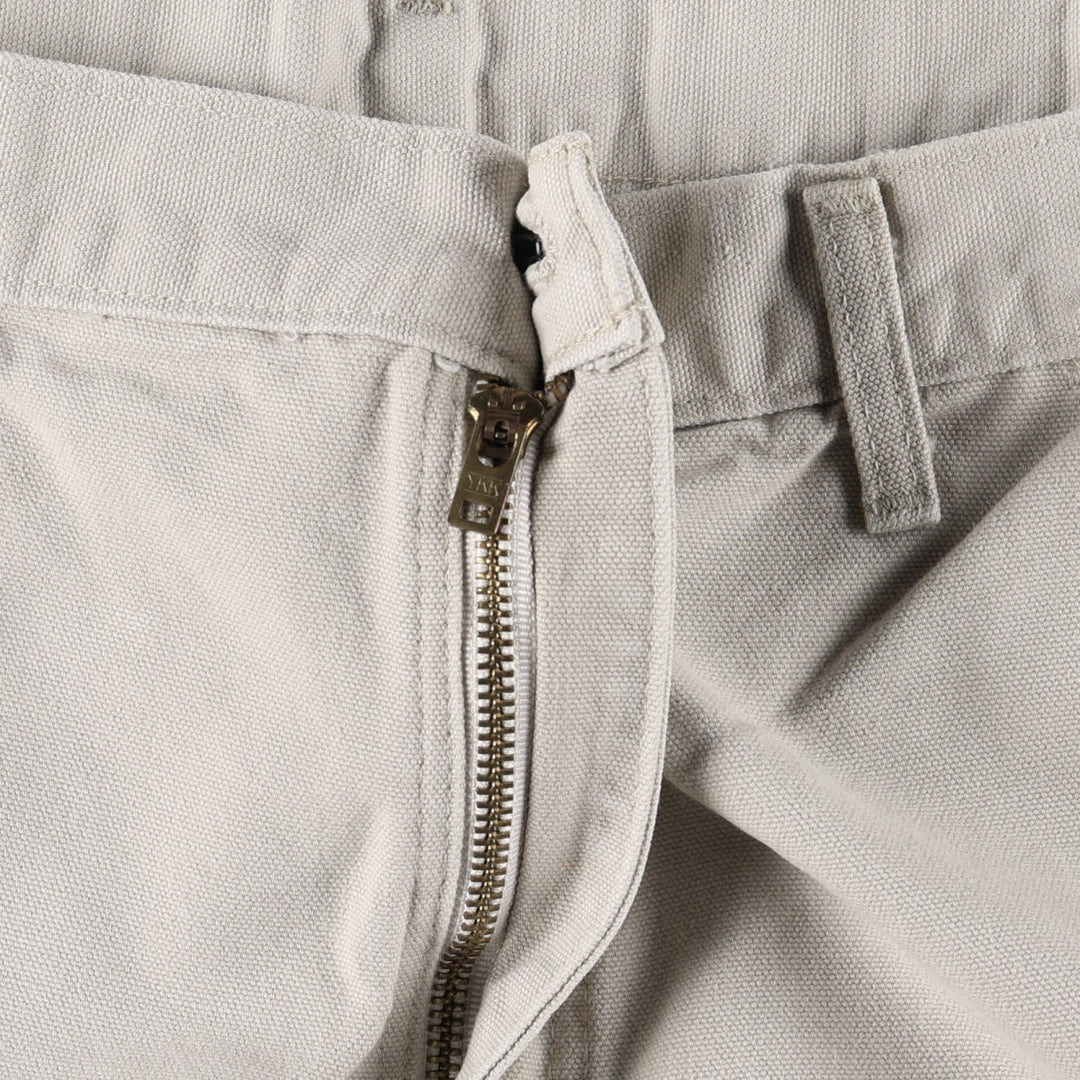 Carhartt Duck Painter Pants, Men's, W34 equivalent cotton ivory Vintage Second Hand