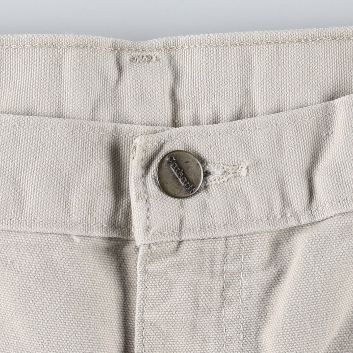 Carhartt Duck Painter Pants, Men's, W34 equivalent cotton ivory Vintage Second Hand
