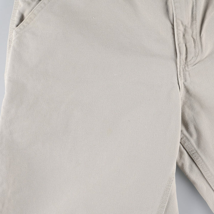 Carhartt Duck Painter Pants, Men's, W34 equivalent cotton ivory Vintage Second Hand