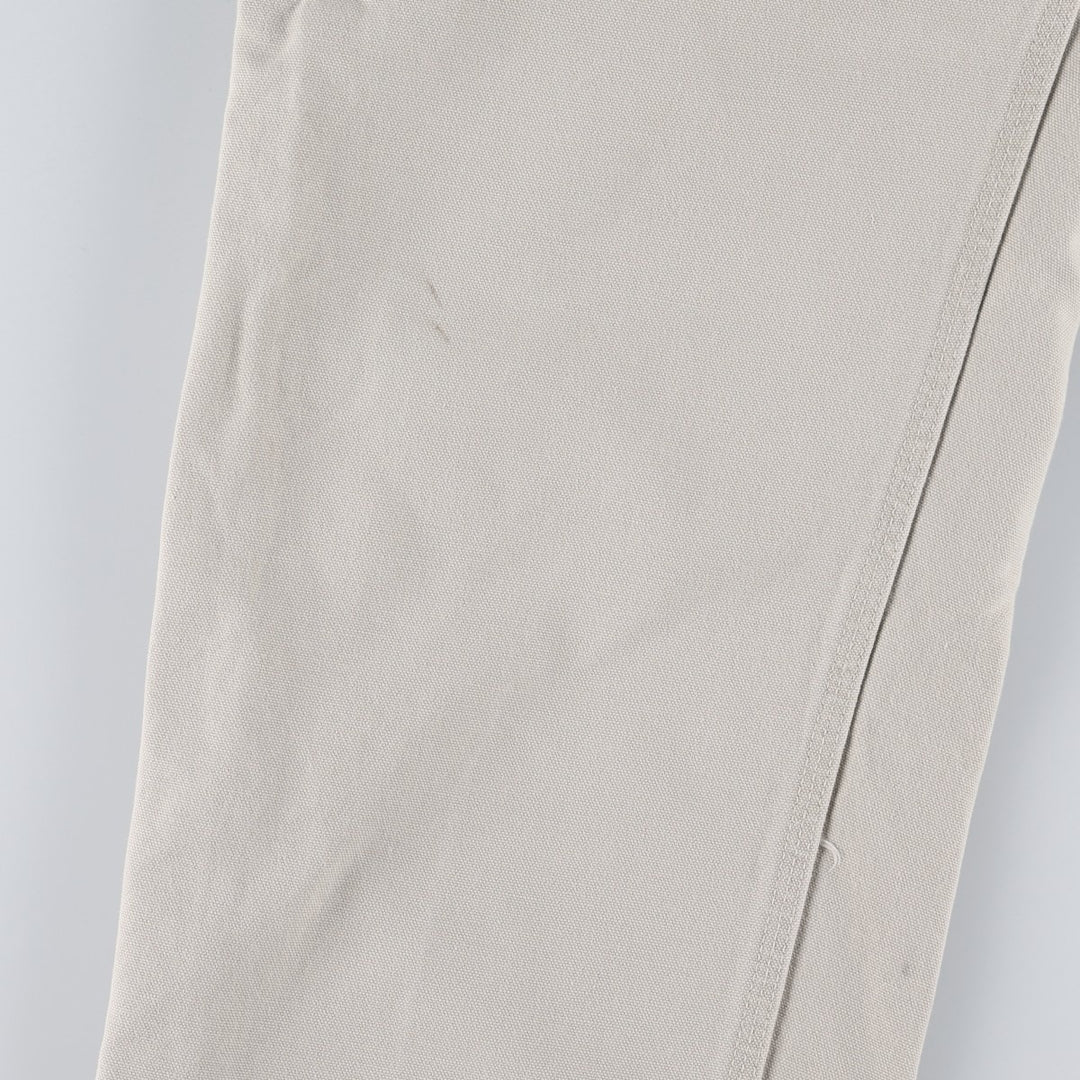 Carhartt Duck Painter Pants, Men's, W34 equivalent cotton ivory Vintage Second Hand
