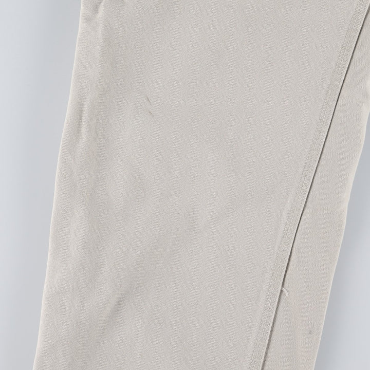 Carhartt Duck Painter Pants, Men's, W34 equivalent cotton ivory Vintage Second Hand