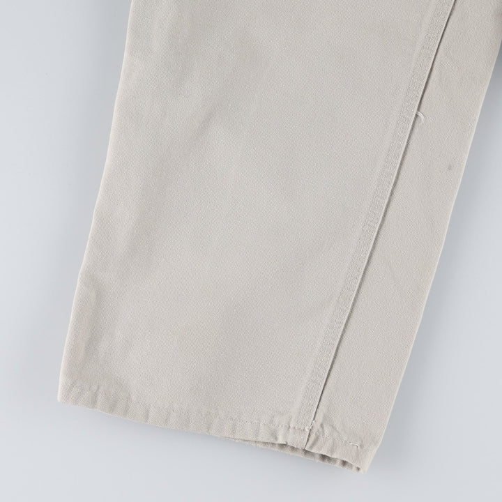 Carhartt Duck Painter Pants, Men's, W34 equivalent cotton ivory Vintage Second Hand