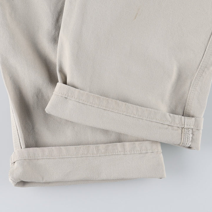 Carhartt Duck Painter Pants, Men's, W34 equivalent cotton ivory Vintage Second Hand