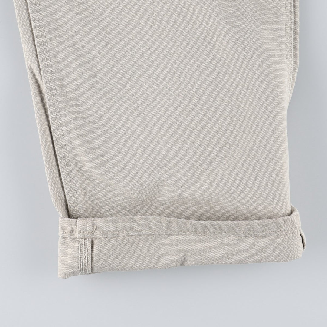 Carhartt Duck Painter Pants, Men's, W34 equivalent cotton ivory Vintage Second Hand