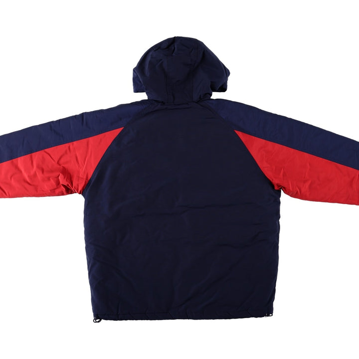 90s-00'S Nike padded hoodie/puffer jacket, made in USA, men's size S equivalent, vintage. others navy blue type Vintage Second Hand