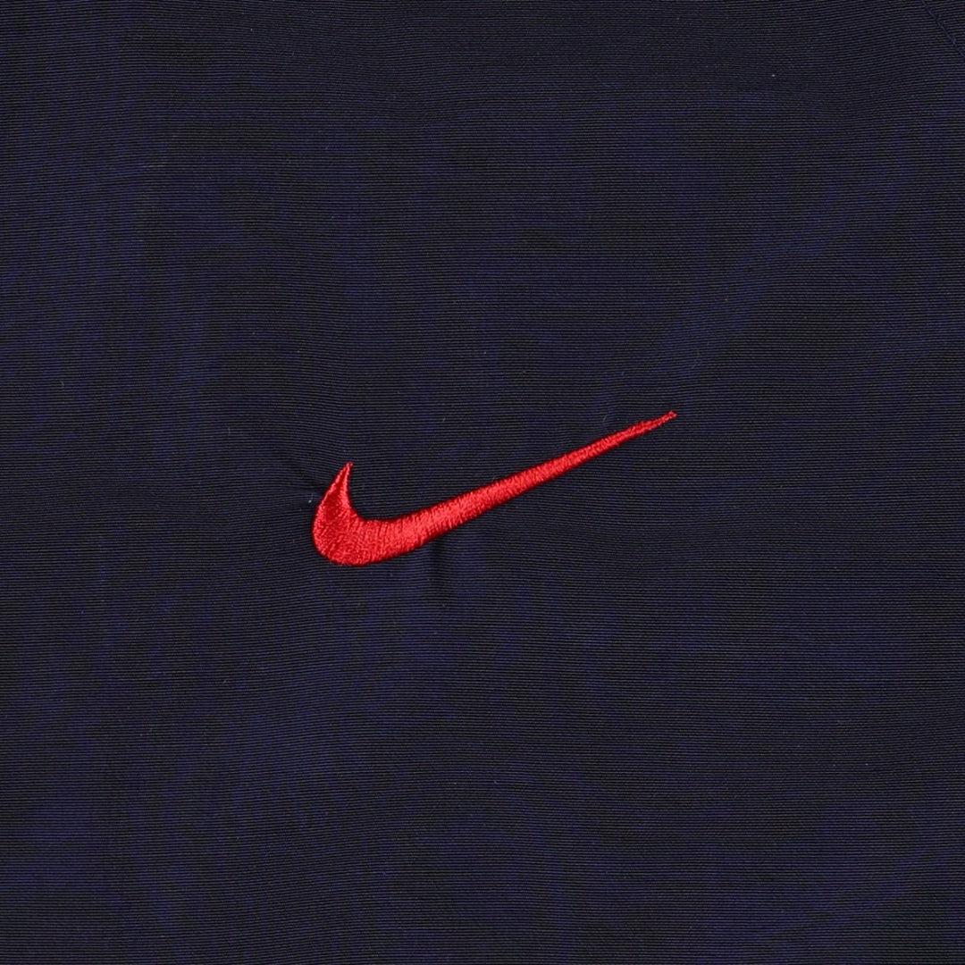 90s-00'S Nike padded hoodie/puffer jacket, made in USA, men's size S equivalent, vintage. others navy blue type Vintage Second Hand