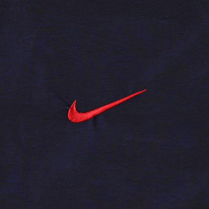 90s-00'S Nike padded hoodie/puffer jacket, made in USA, men's size S equivalent, vintage. others navy blue type Vintage Second Hand