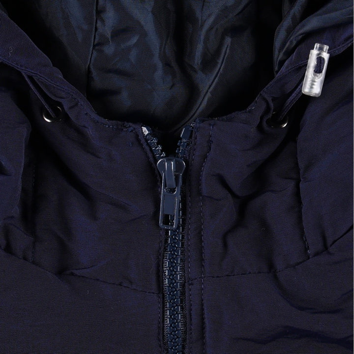 90s-00'S Nike padded hoodie/puffer jacket, made in USA, men's size S equivalent, vintage. others navy blue type Vintage Second Hand