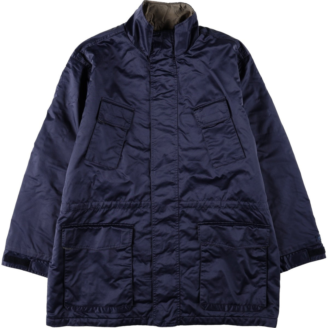 90'S Nike padded jacket/puffer jacket, men's size M (approx.) Nylon navy blue type Vintage Second Hand