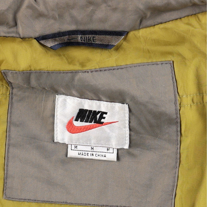 90'S Nike padded jacket/puffer jacket, men's size M (approx.) Nylon navy blue type Vintage Second Hand