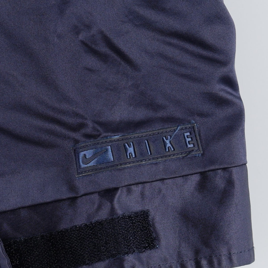 90'S Nike padded jacket/puffer jacket, men's size M (approx.) Nylon navy blue type Vintage Second Hand