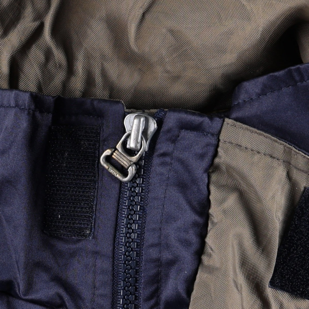90'S Nike padded jacket/puffer jacket, men's size M (approx.) Nylon navy blue type Vintage Second Hand