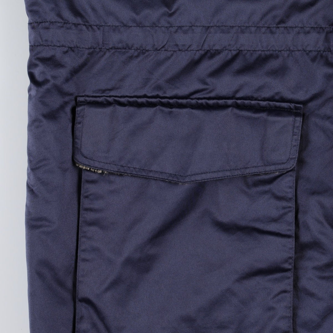 90'S Nike padded jacket/puffer jacket, men's size M (approx.) Nylon navy blue type Vintage Second Hand