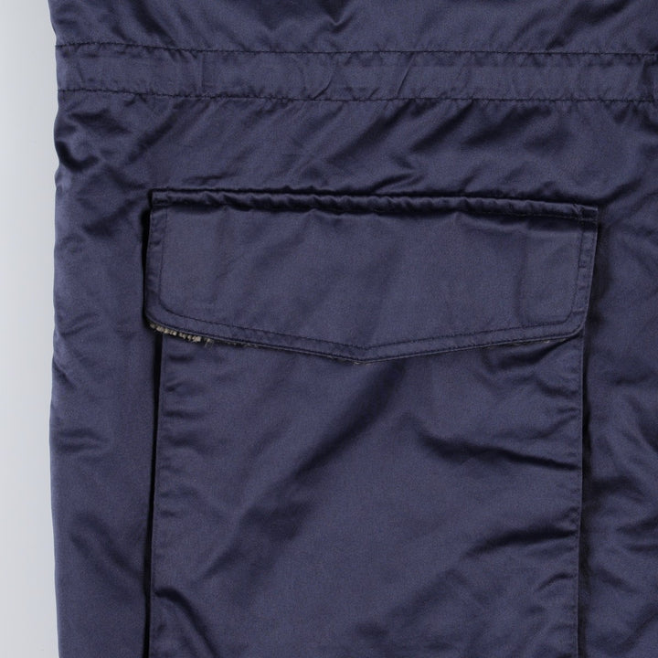 90'S Nike padded jacket/puffer jacket, men's size M (approx.) Nylon navy blue type Vintage Second Hand