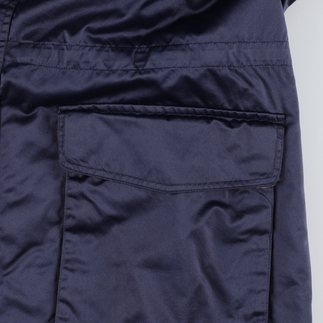 90'S Nike padded jacket/puffer jacket, men's size M (approx.) Nylon navy blue type Vintage Second Hand