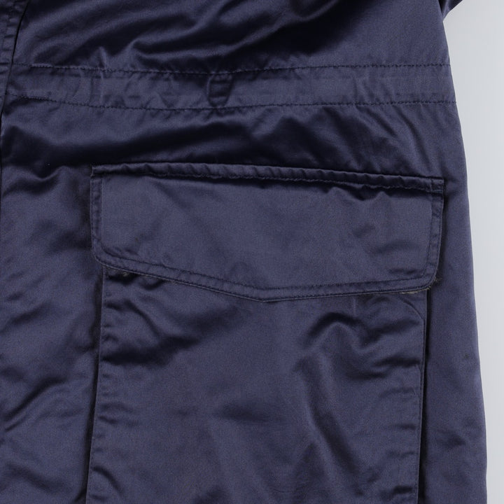 90'S Nike padded jacket/puffer jacket, men's size M (approx.) Nylon navy blue type Vintage Second Hand
