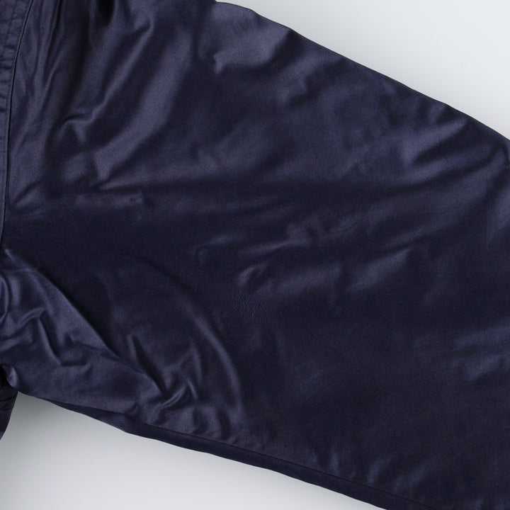 90'S Nike padded jacket/puffer jacket, men's size M (approx.) Nylon navy blue type Vintage Second Hand