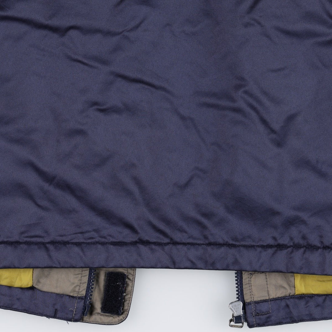 90'S Nike padded jacket/puffer jacket, men's size M (approx.) Nylon navy blue type Vintage Second Hand