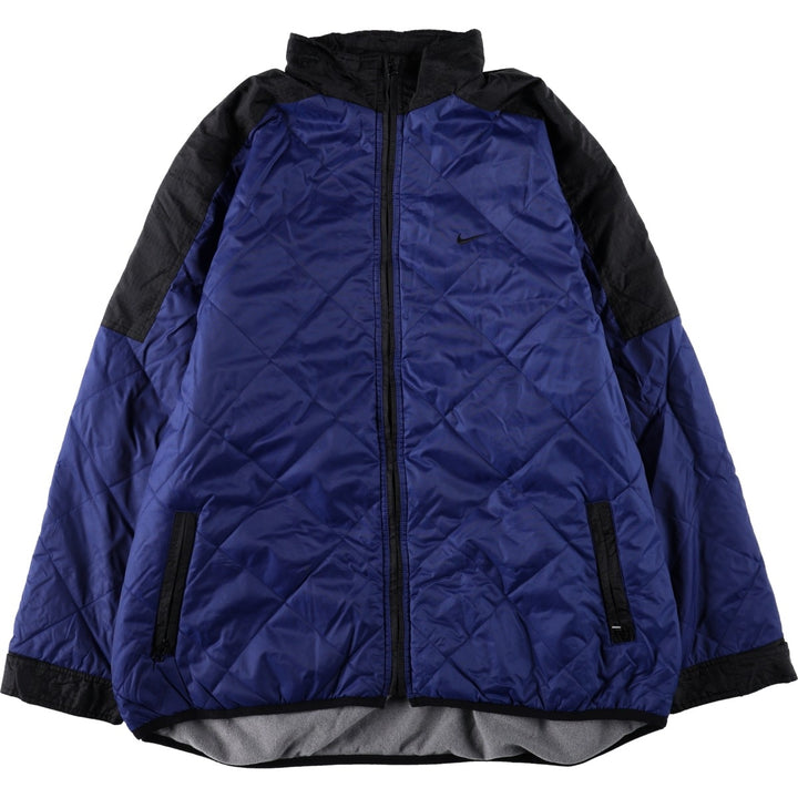 Nike NIKE padded jacket puffer jacket men's XL size Nylon blue type Vintage Second Hand