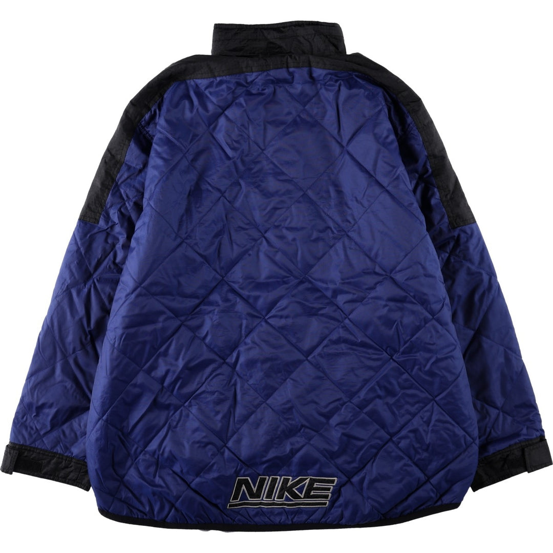 Nike NIKE padded jacket puffer jacket men's XL size Nylon blue type Vintage Second Hand