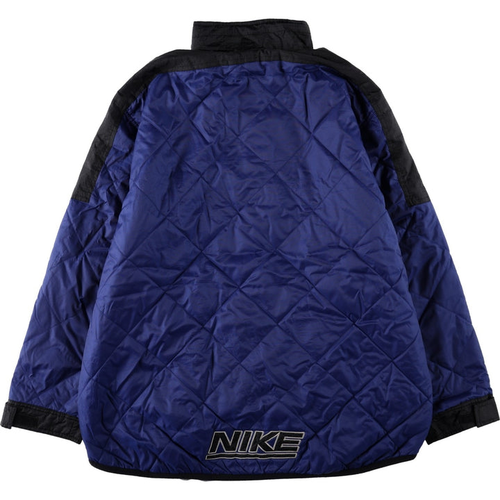 Nike NIKE padded jacket puffer jacket men's XL size Nylon blue type Vintage Second Hand
