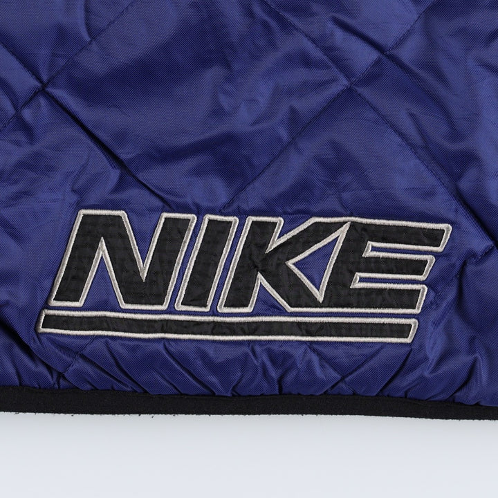 Nike NIKE padded jacket puffer jacket men's XL size Nylon blue type Vintage Second Hand