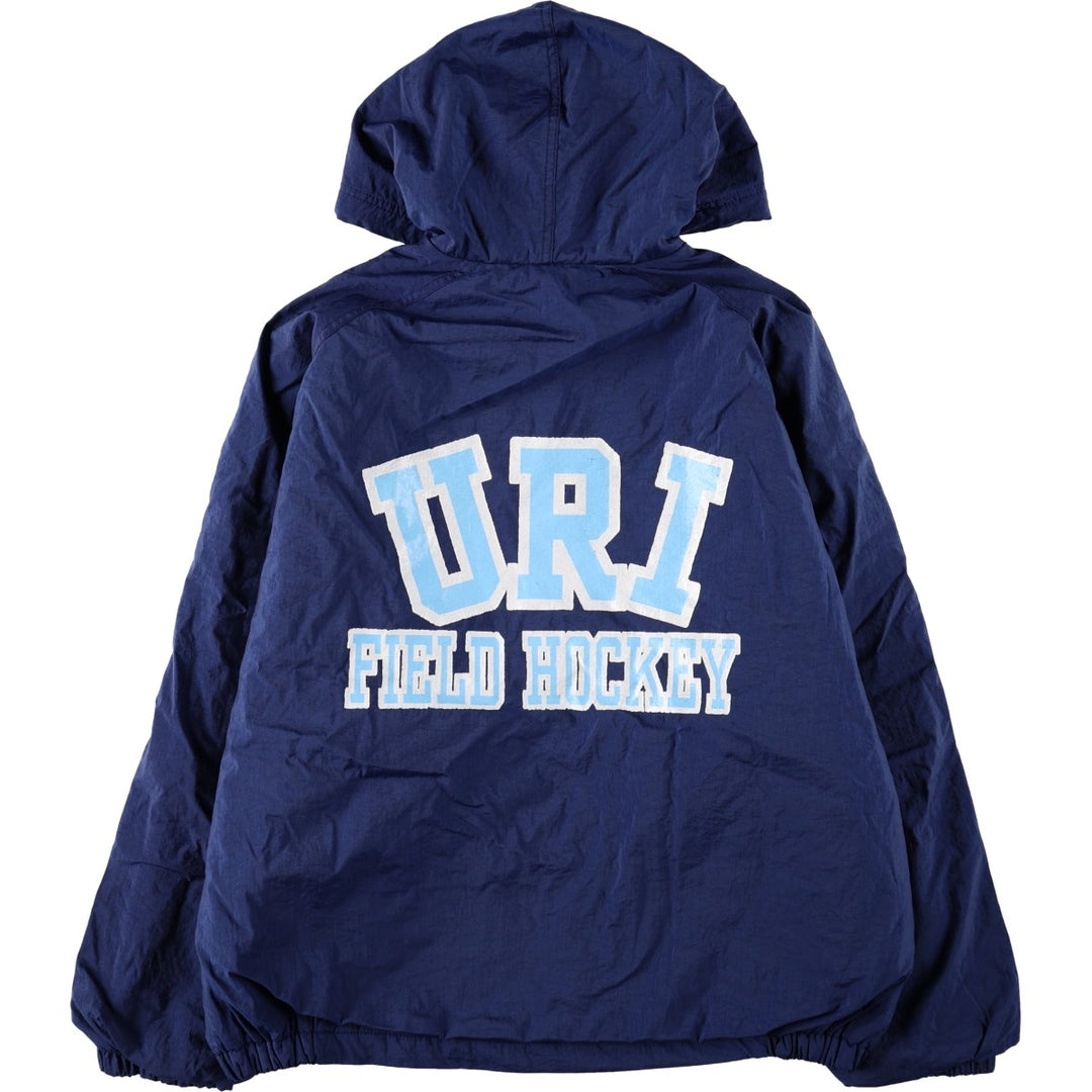 90'S Nike Padded Parka Puffer Jacket Men's Size L Vintage Nylon navy blue type Vintage Second Hand