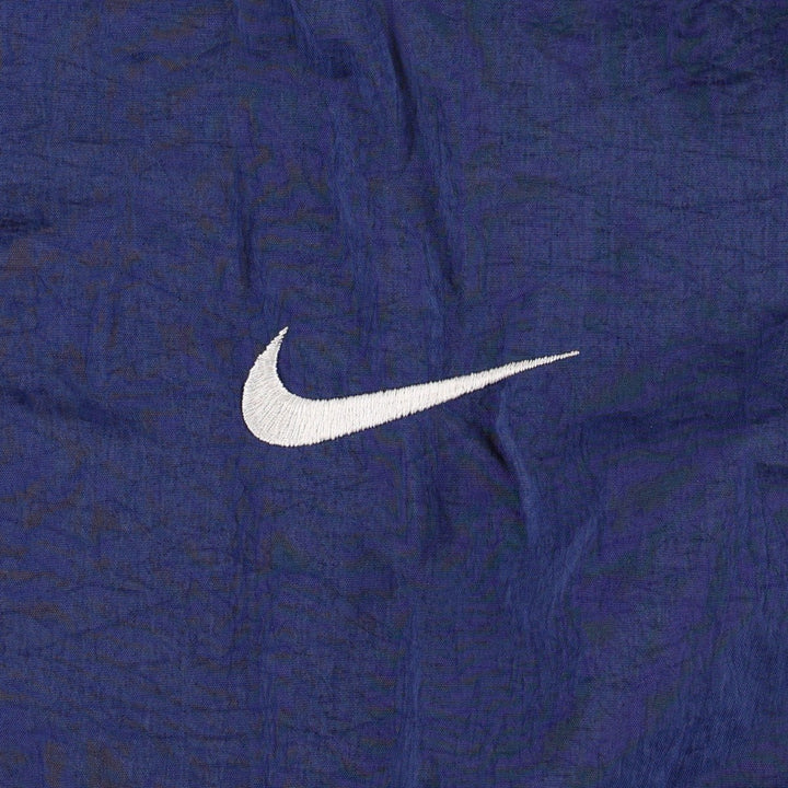 90'S Nike Padded Parka Puffer Jacket Men's Size L Vintage Nylon navy blue type Vintage Second Hand