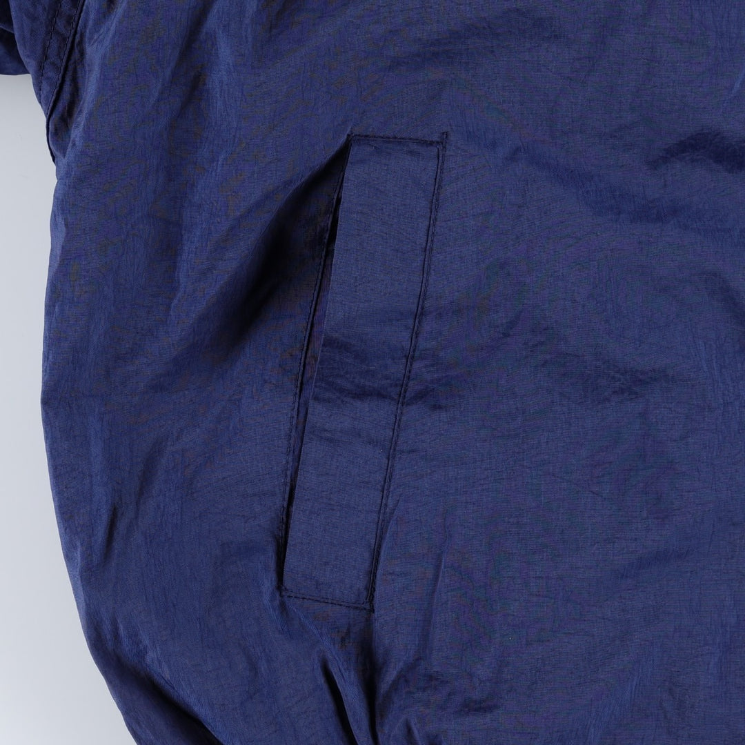 90'S Nike Padded Parka Puffer Jacket Men's Size L Vintage Nylon navy blue type Vintage Second Hand