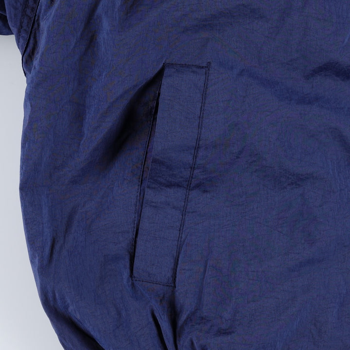 90'S Nike Padded Parka Puffer Jacket Men's Size L Vintage Nylon navy blue type Vintage Second Hand