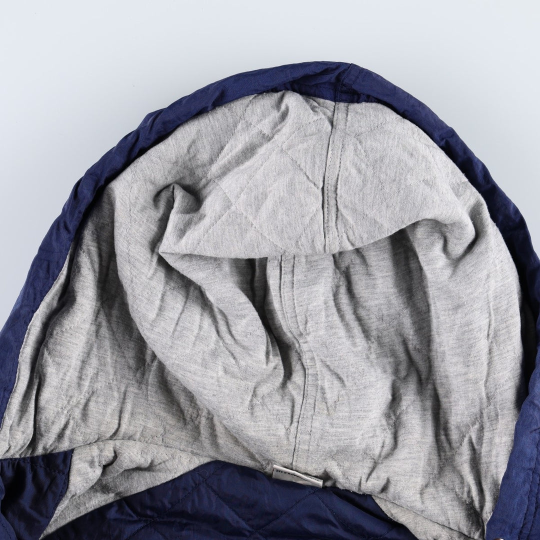 90'S Nike Padded Parka Puffer Jacket Men's Size L Vintage Nylon navy blue type Vintage Second Hand