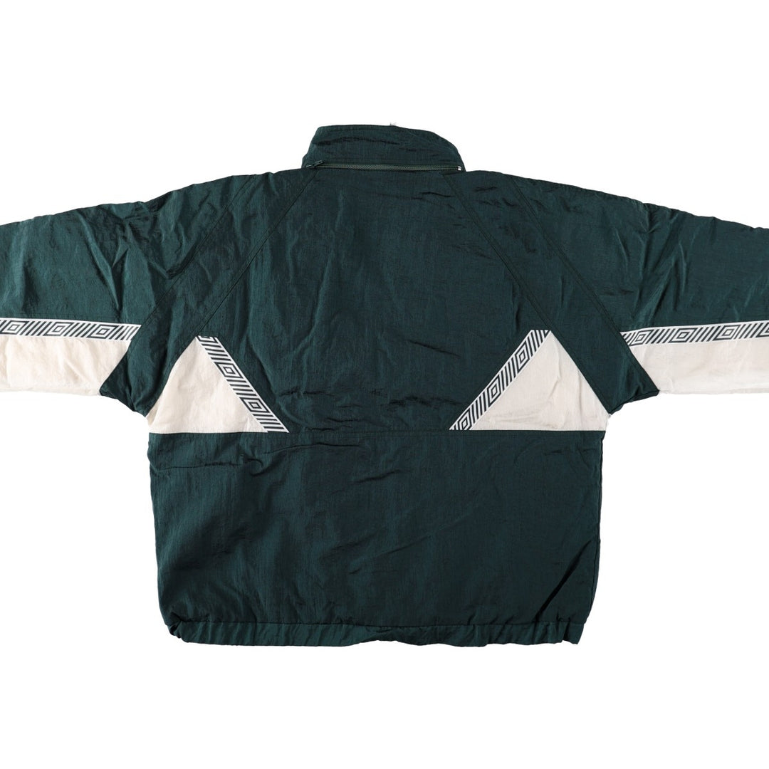 Umbro padded jacket/puffer jacket, men's size L (approx.) Nylon green type Vintage Second Hand