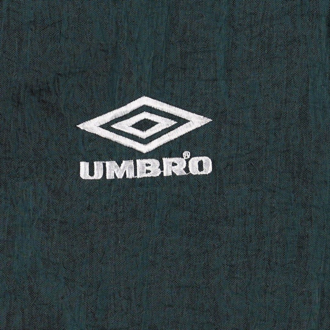 Umbro padded jacket/puffer jacket, men's size L (approx.) Nylon green type Vintage Second Hand