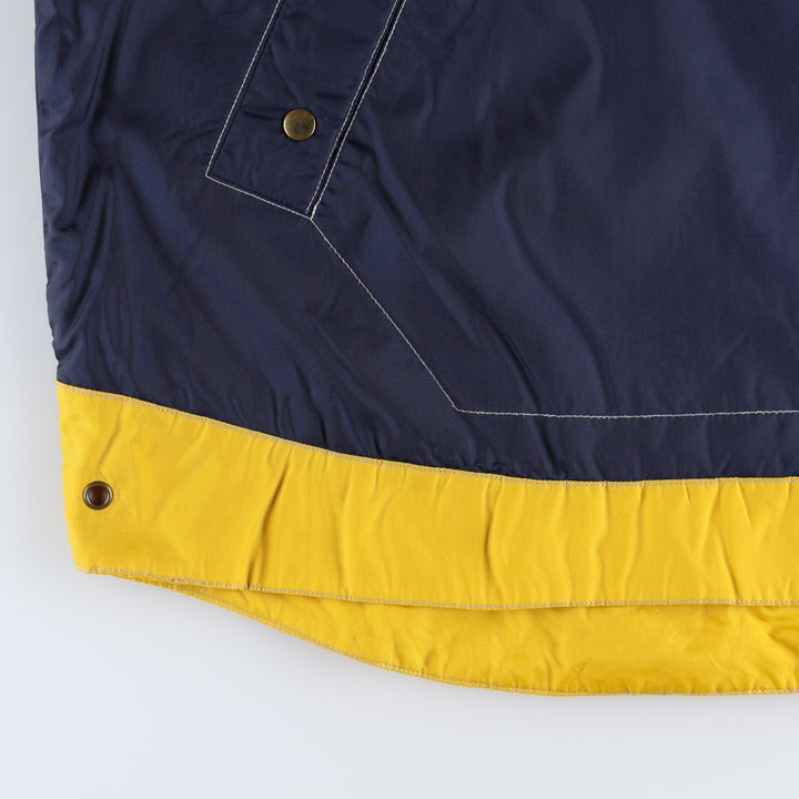 Nike padded jacket, half-zip puffer jacket, men's size M. Nylon navy blue type Vintage Second Hand